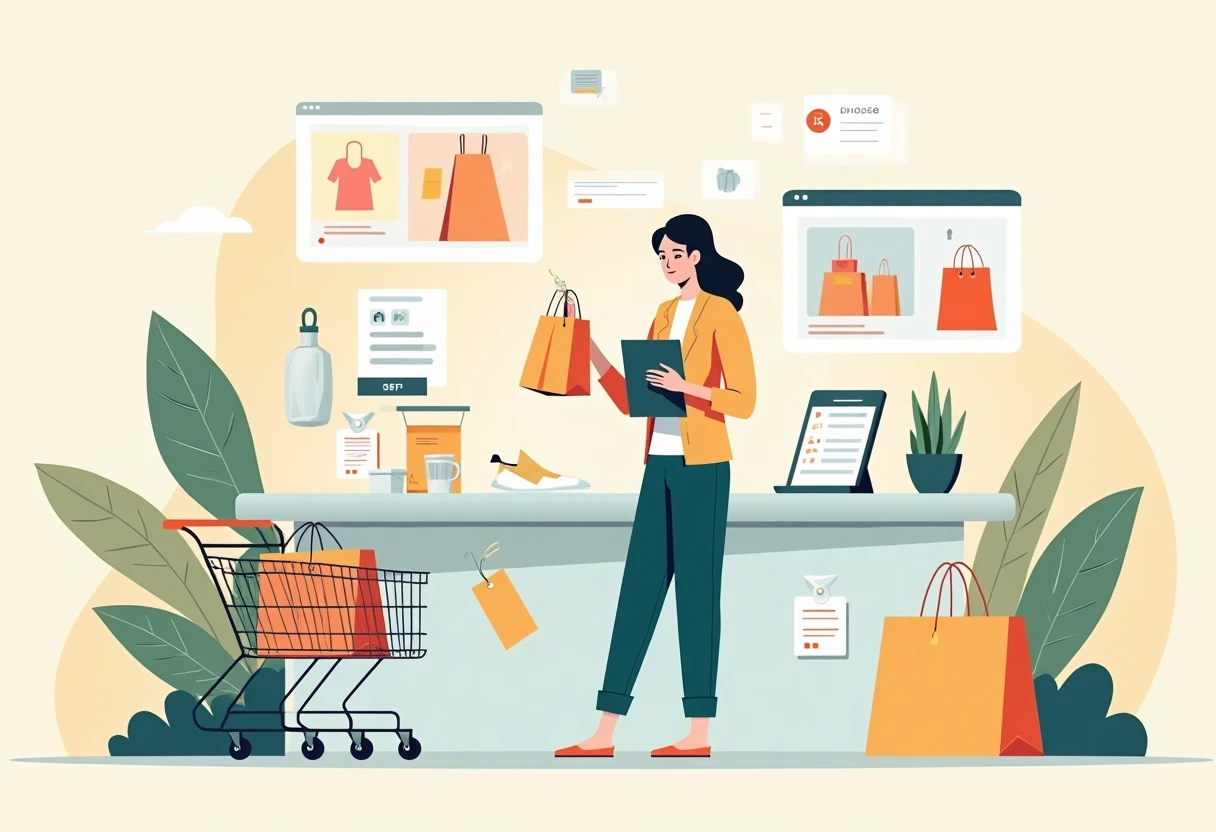 Online shopping with fashion deals