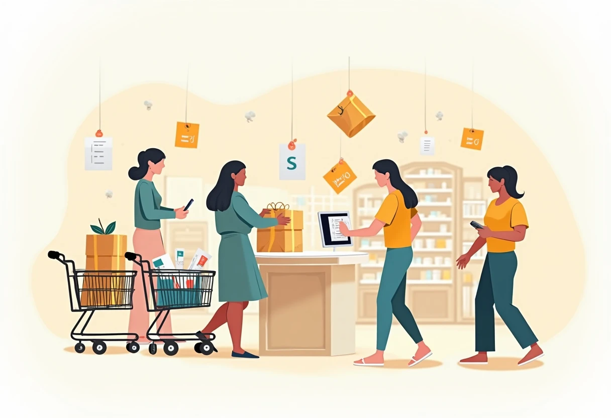 التسوق باستخدام الكوبونات