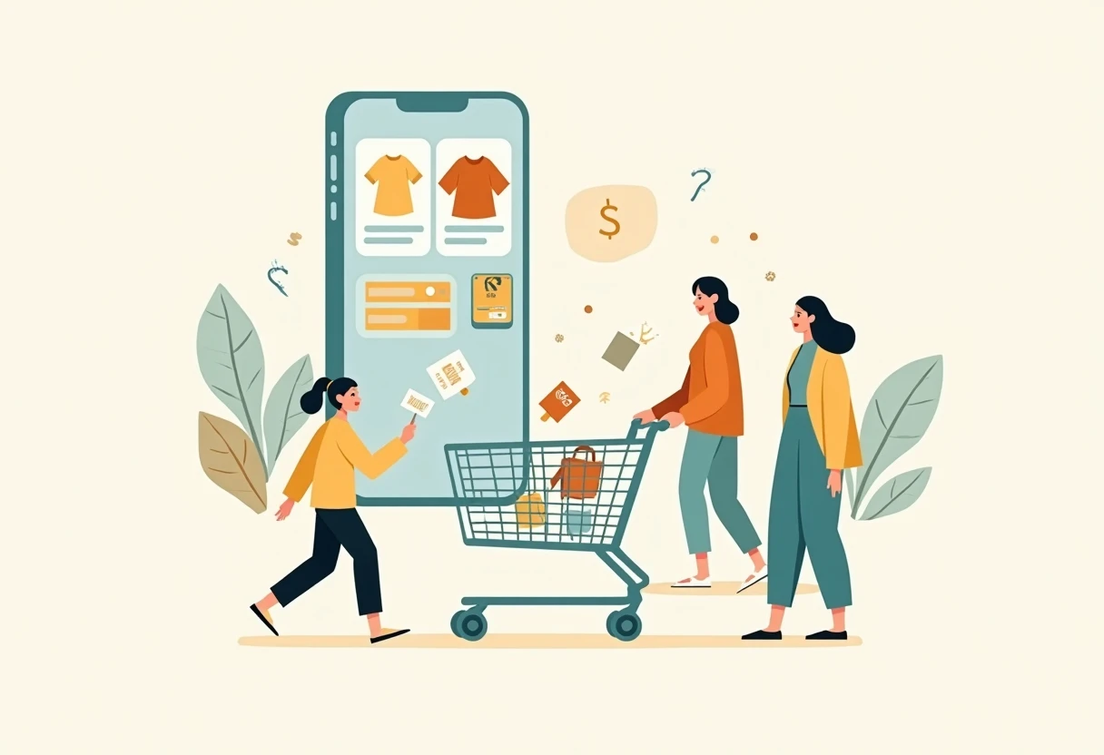 Digital savings with fashion coupons