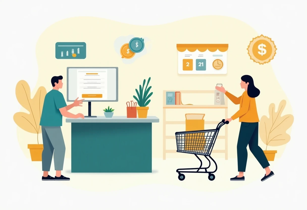 Ilustrasi belanja online