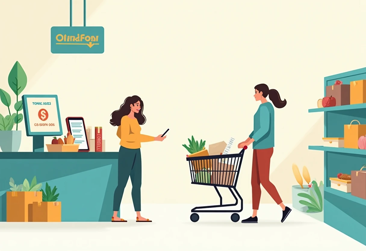 Grocery shopping with coupon codes